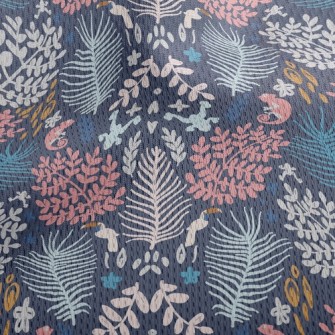 Tropical Forest Plants Athletic Mesh Flat Back