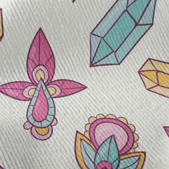 Gems And Flowers Standard Corduroy