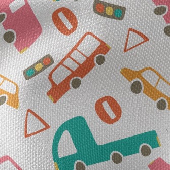 Colorful Cars Waterproof Canvas