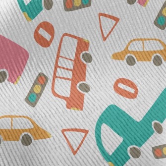 Colorful Cars Standard Corduroy