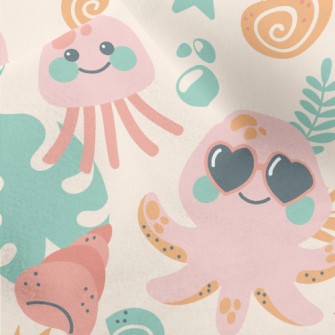 Octopus In Sunglasses Micro Fleece