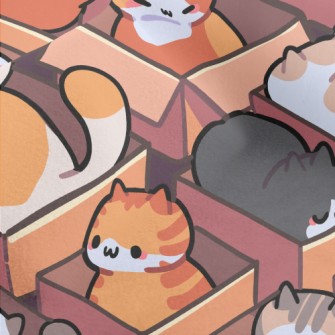 Cardboard Life Kitten Micro Fleece