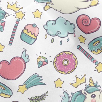 Fantasy Unicorn Micro Fleece