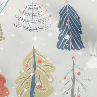 Nordic Warm Christmas Tree Micro Fleece