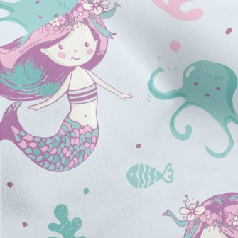 Gentle Mermaid Princess Micro Fleece