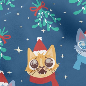 Shiny Eyes Cat Micro Fleece