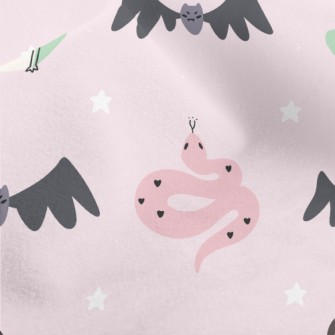 Halloween Bat Snake Micro Fleece