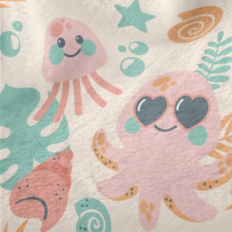 Octopus In Sunglasses Minky