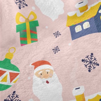 Santa Claus Giving Gifts Minky