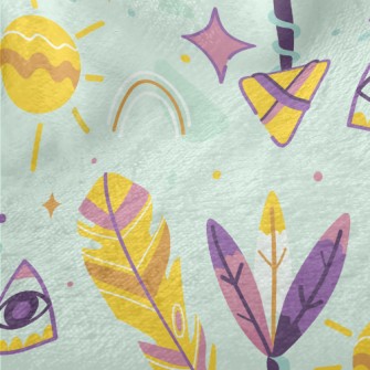 Feathers And Arrows Minky