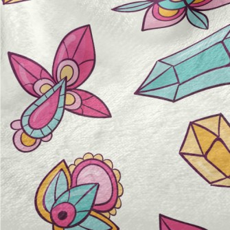 Gems And Flowers Minky