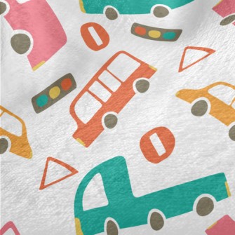 Colorful Cars Minky