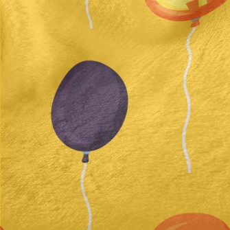 Halloween Balloons Minky