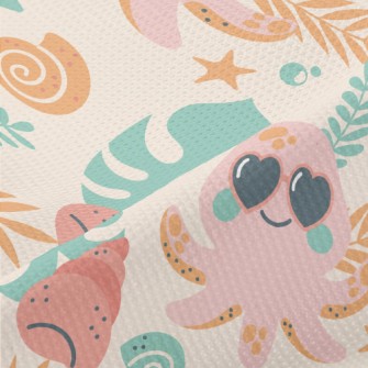 Octopus In Sunglasses Piqué