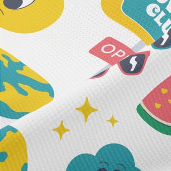 Helpless Eyes Fruit Piqué