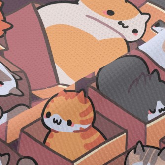 Cardboard Life Kitten Piqué