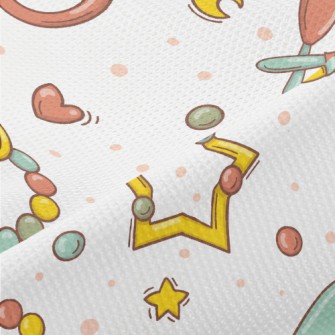 Little Girl Toy Comb Piqué