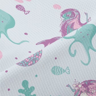 Gentle Mermaid Princess Piqué