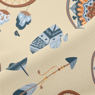 Folk Custom Dream Catcher Piqué