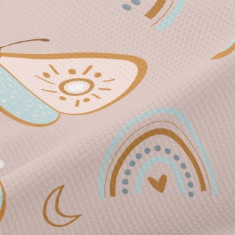 Rainbow And Butterfly Piqué