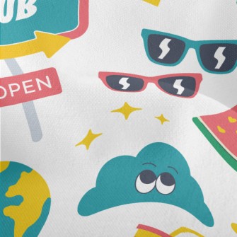 Helpless Eyes Fruit Lightweight Performance Linen