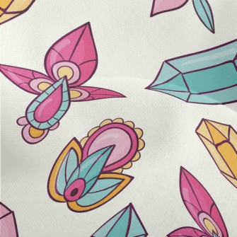 Gems And Flowers Lightweight Performance Linen