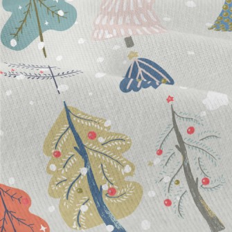 Nordic Warm Christmas Tree Modern Jersey