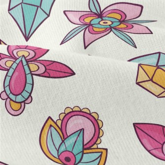 Gems And Flowers Modern Jersey