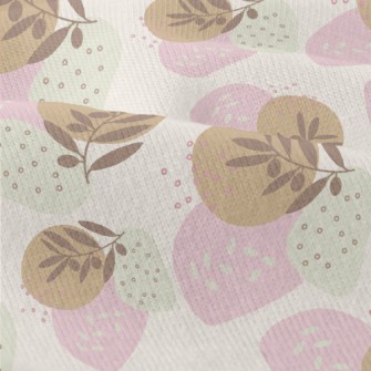 Small Soft Colored Leaves Modern Jersey