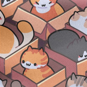 Cardboard Life Kitten Jersey Backed Fleece