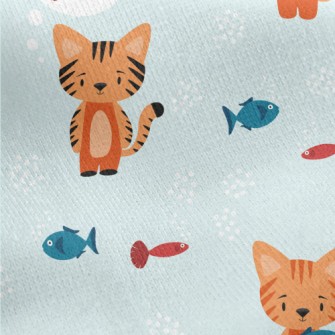 Homeless Cat Jersey Backed Fleece