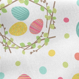 Easter Egg Jersey Backed Fleece
