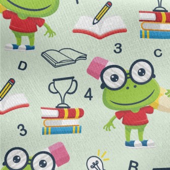 Smart Glasses Frog Jersey Backed Fleece