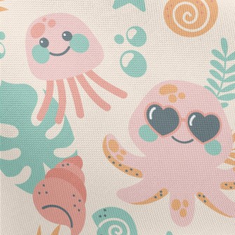 Octopus In Sunglasses Pongee