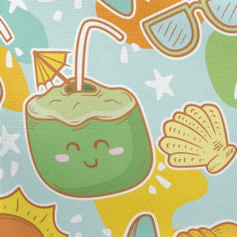 Lively Summer Drink Pongee