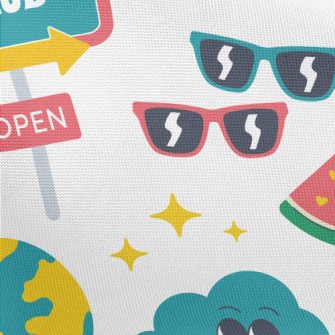 Helpless Eyes Fruit Pongee