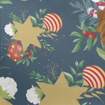 Christmas Hazelnut Tree Pongee