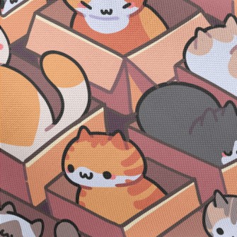 Cardboard Life Kitten Pongee