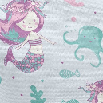 Gentle Mermaid Princess Pongee