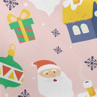 Santa Claus Giving Gifts Pongee