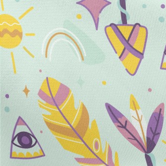 Feathers And Arrows Pongee