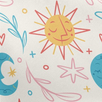 Gentle Sun And Moon Pongee