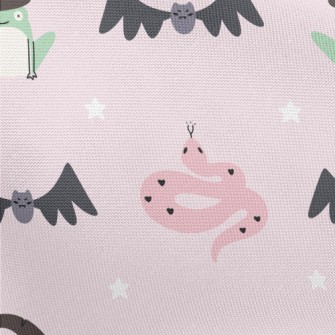 Halloween Bat Snake Pongee