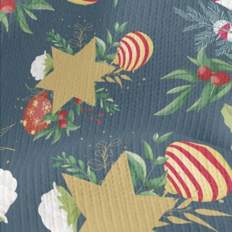 Christmas Hazelnut Tree Stretch Jersey