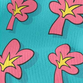 Bright Large Flowers Stretch Jersey
