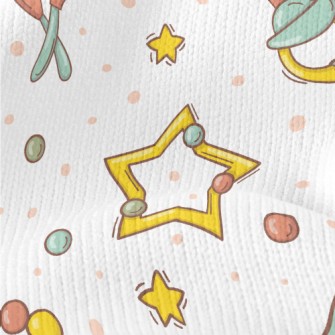 Little Girl Toy Comb Stretch Jersey