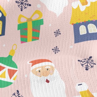 Santa Claus Giving Gifts Stretch Jersey