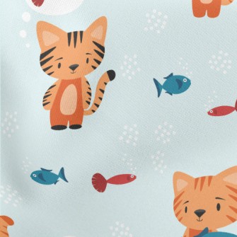 Homeless Cat Lightweight Cotton Poplin
