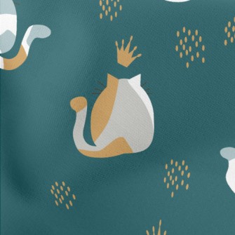 Cute Cat Butt Lightweight Cotton Poplin