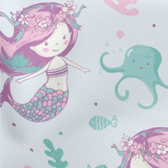 Gentle Mermaid Princess Lightweight Cotton Poplin